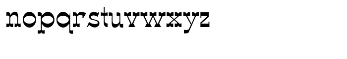Wyoming Macroni Regular Font LOWERCASE