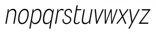 Wyvern Light Italic Font LOWERCASE