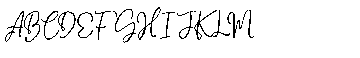 Wyaletta Font UPPERCASE