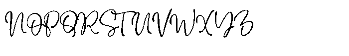 Wyaletta Font UPPERCASE