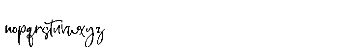 Wyaletta Font LOWERCASE