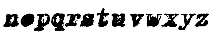 X-Classified Italic Font LOWERCASE