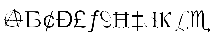 X-Cryption Light Font UPPERCASE