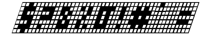 X-Grid Italic Font OTHER CHARS
