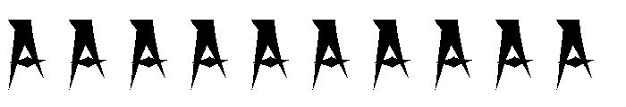 X Horror X Font OTHER CHARS
