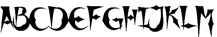 X Horror X FONT