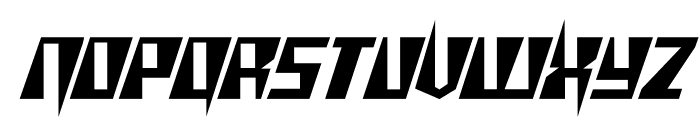 X-Racer Condensed Font UPPERCASE