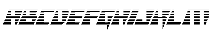 X-Racer Gradient Font LOWERCASE