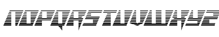 X-Racer Gradient Font LOWERCASE