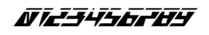 X-Racer Laser Italic Font OTHER CHARS