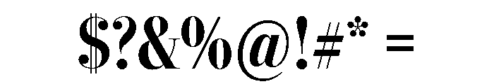 Xants Bold Font OTHER CHARS