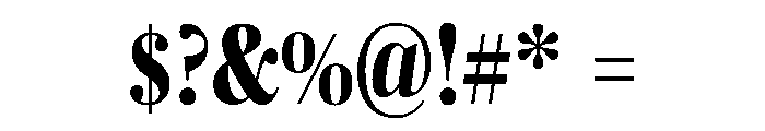 Xants Extra Bold Font OTHER CHARS