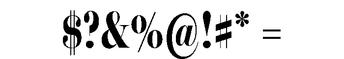 Xants Heavy Font OTHER CHARS