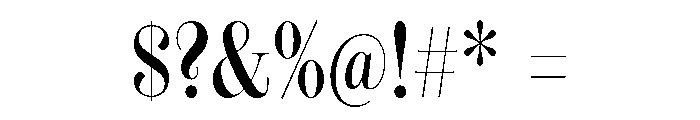 Xants Medium Font OTHER CHARS