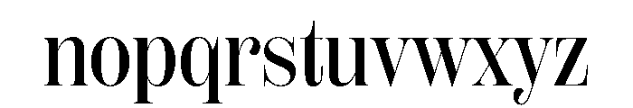 Xants Medium Font LOWERCASE
