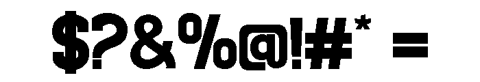 XALICON-Regular Font OTHER CHARS