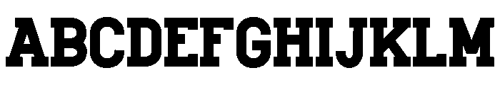 XALICON-Regular Font UPPERCASE