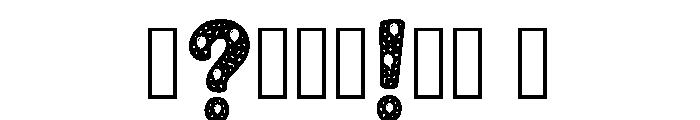 Xael Regular Font OTHER CHARS