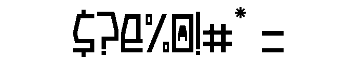 Xarek Font OTHER CHARS
