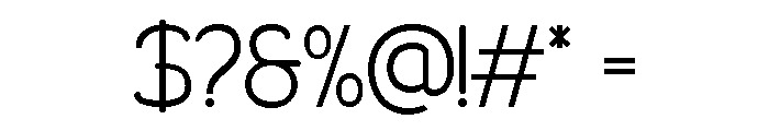 Xavion Regular Font OTHER CHARS
