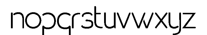 Xavion Regular Font LOWERCASE