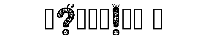 Xavlor Regular Font OTHER CHARS