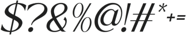 Xaviera Italic otf (400) Font OTHER CHARS