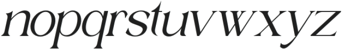 Xaviera Italic otf (400) Font LOWERCASE