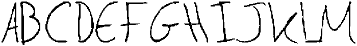 xardazz Thin ttf (100) Font UPPERCASE