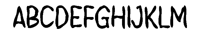 Xaakhoo Font UPPERCASE