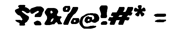 Xaamosee Font OTHER CHARS