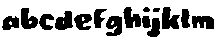 Xaamosee Font LOWERCASE