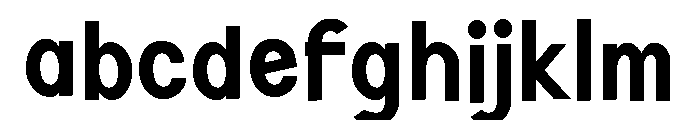 Xabacez Font LOWERCASE