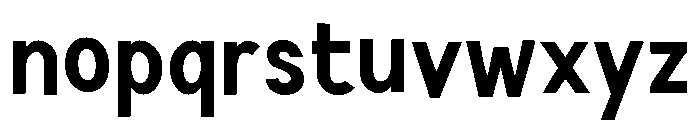 Xabacez Font LOWERCASE