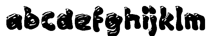 Xabardemo Font LOWERCASE