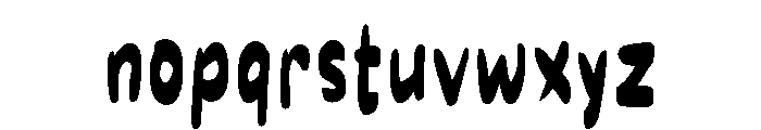 Xabare Font LOWERCASE