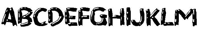 Xabawashi Font UPPERCASE