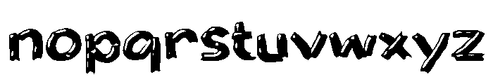 Xabawashi Font LOWERCASE