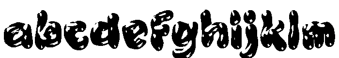 Xabenome Font LOWERCASE