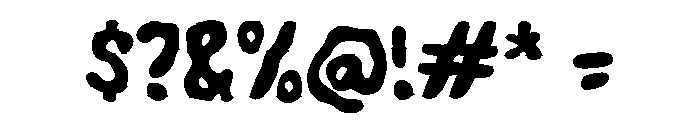 Xabeson Font OTHER CHARS