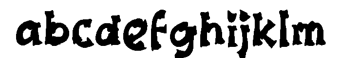 Xabetamu Font LOWERCASE