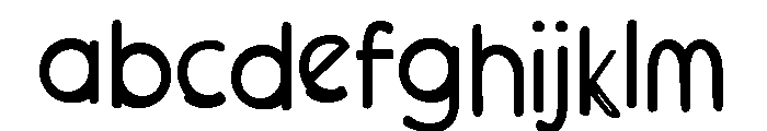 Xabinos Font LOWERCASE