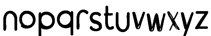 Xabinos Font LOWERCASE