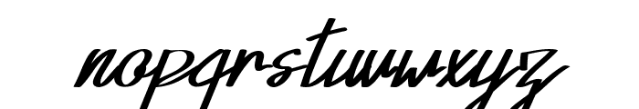 Xabiya Demo Italic Font LOWERCASE