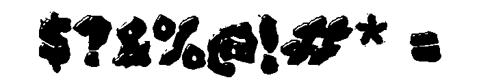 Xableoz Font OTHER CHARS