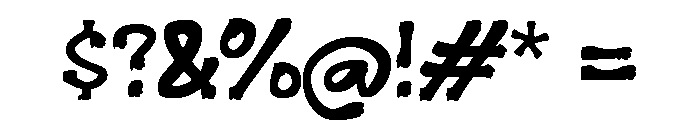 Xabonara Font OTHER CHARS