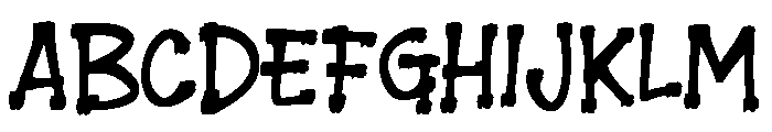 Xabonara Font UPPERCASE