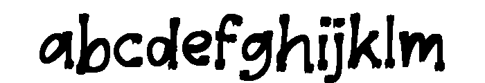 Xabonara Font LOWERCASE