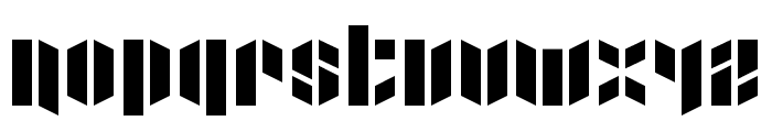 Xacto Blade Font LOWERCASE