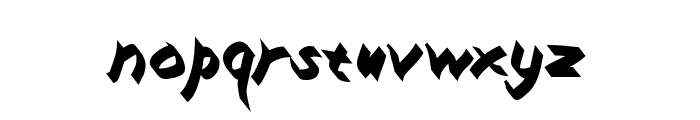 Xaligraphy BoldItalic Font LOWERCASE